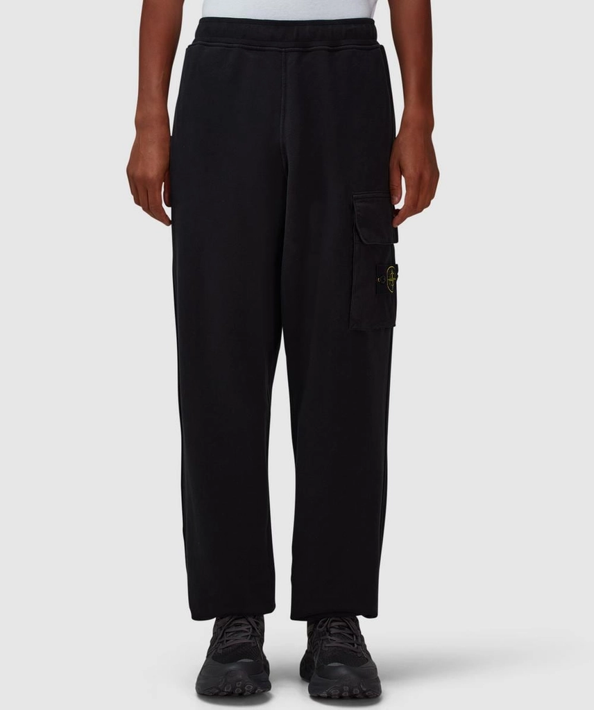 Stone Island Garment Dyed Sweat Pant (Black - M) - Size M